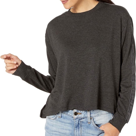 Splendid Women's Cashmere Blend Long Sleeve Pullover Sweater